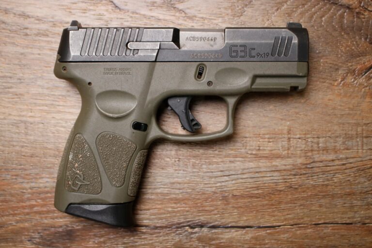 Taurus G3C 9mm Police Trade-In Pistol with Green Frame