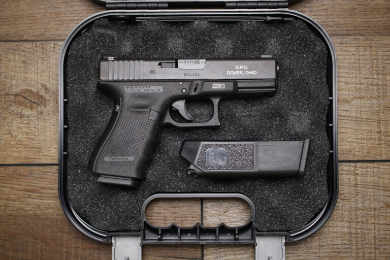 Glock 19 Gen 4 9mm Police Trade-in Pistol with Dover OH PD Markings (Very Good Condition)