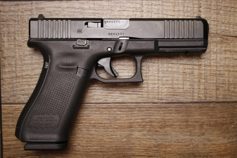 Glock 17 Gen 5 9mm Police Trade-In Pistol with Front Serrations