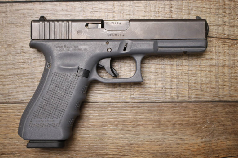 Glock 17 Gen 4 9mm Police Trade-In Pistol with Gray Frame