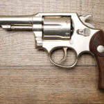 Taurus Model 80 38 Special Police Trade-in Revolver with Nickel Finish and Wood Grips