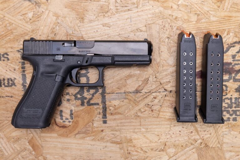Glock 17 Gen5 9mm Police Trade-In Pistols with Night Sights (Very Good Condition)