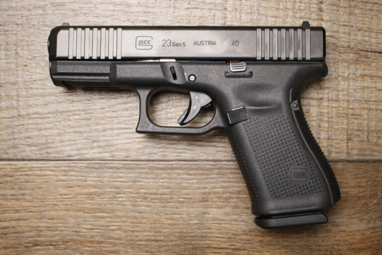 Glock 23 Gen 5 40 S&W Police Trade-In Pistol with Front Serrations