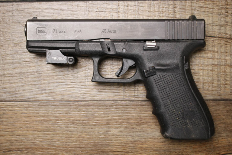 Glock 21 Gen 4 45 ACP Police Trade-In Pistol with Tru Glo Laser (No Magazine)