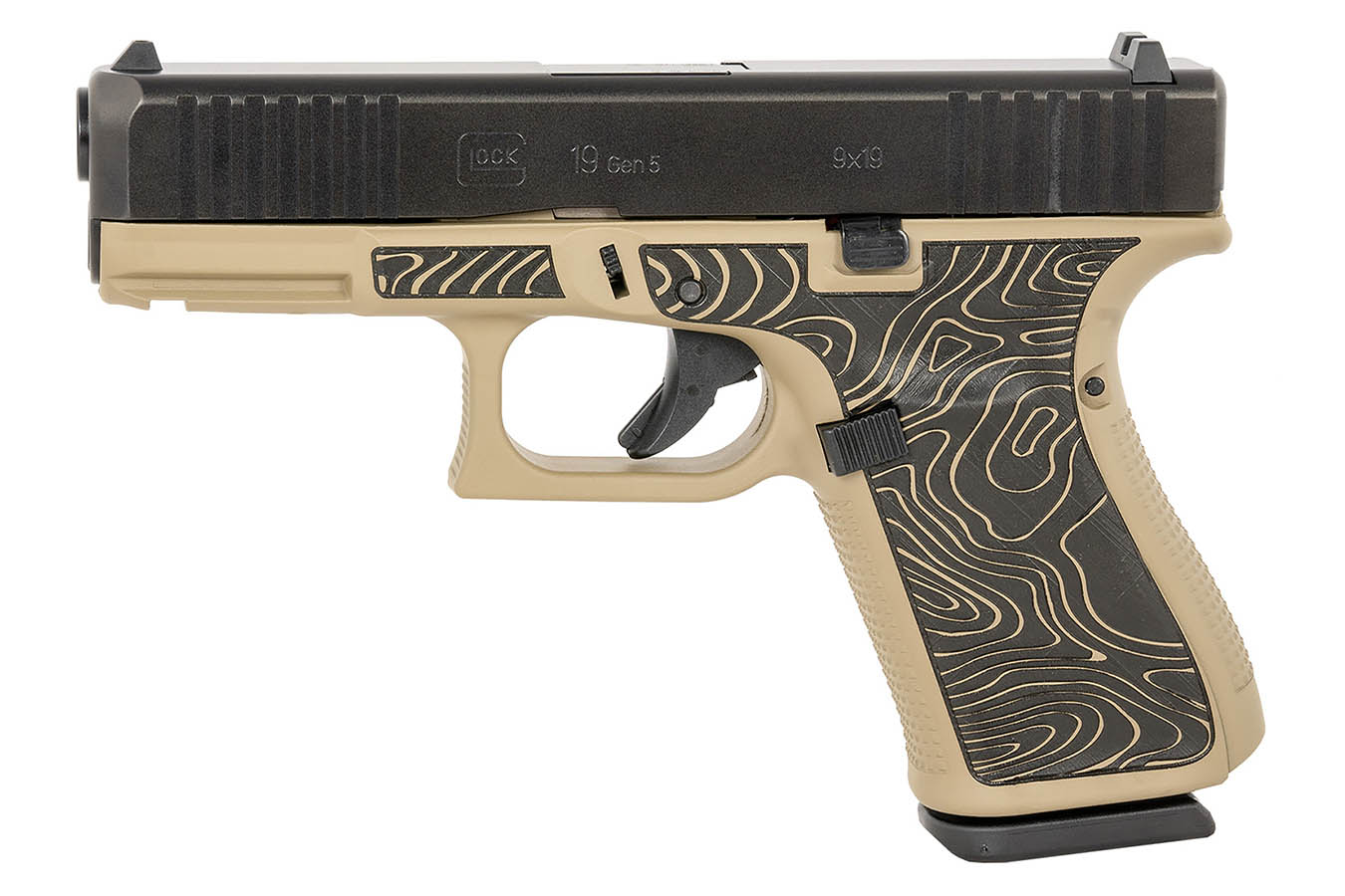 167310-default-l Glock 19 Gen5 9mm Pistol with Coyote Tan Frame