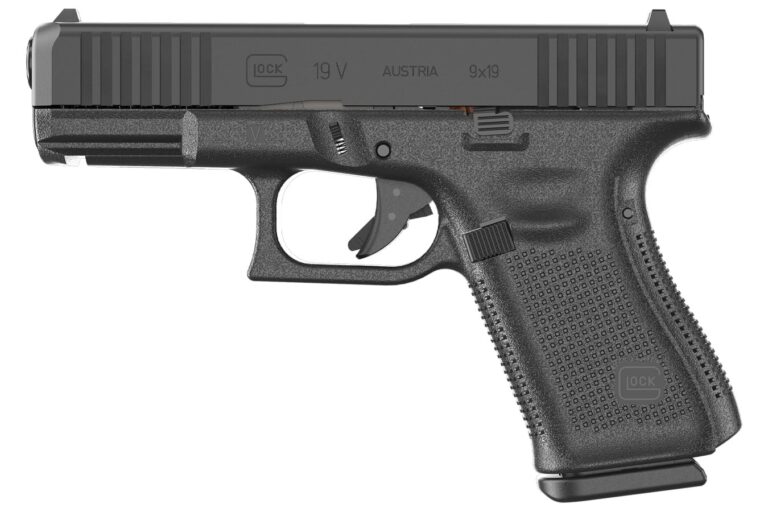 Glock 19V 9mm Compact Pistol with Front Serrations