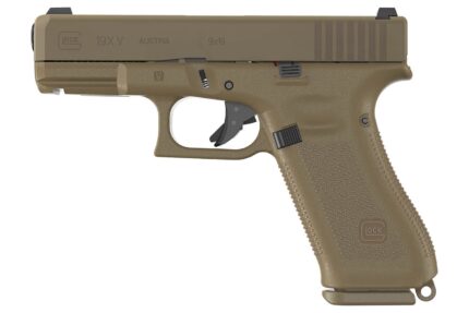 Glock 19X V 9mm Semi-Auto Pistol with Coyote Brown Frame