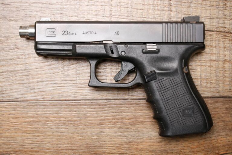 Glock 23 Gen 4 40 S&W Police Trade-In Pistol with Threaded Barrel (No Magazine)