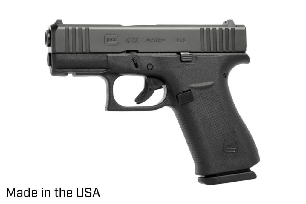 Glock 43X 9mm Semi-Auto Pistol