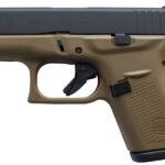 Glock 42 380 Auto Single Stack Flat Dark Earth Pistol