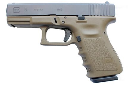 Glock 19 Gen3 9mm 15-Round Pistol with Flat Dark Earth Frame
