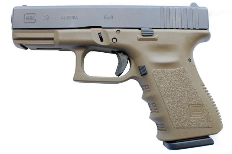 Glock 19 Gen3 9mm 15-Round Pistol with Flat Dark Earth Frame