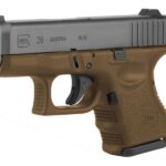 Glock 26 9mm Flat Dark Earth Centerfire Pistol (Gen3)