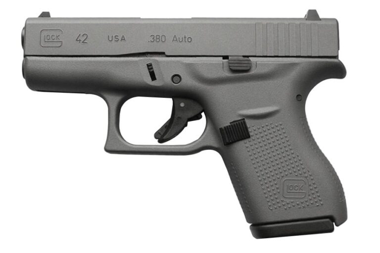 Glock 42 380 Auto Tactical Gray Single Stack Pistol