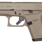 Glock 43 9mm Single-Stack Pistol with Magpul Dark Earth Cerakote Finish