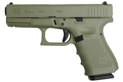 Glock 19 Gen4 9mm 15-Round Pistol with Cerakote Elite Jungle Finish