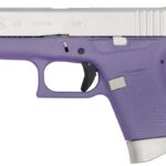 Glock 43 9mm Single-Stack Pistol with Cerakote Purple Frame and Aluminum Slide