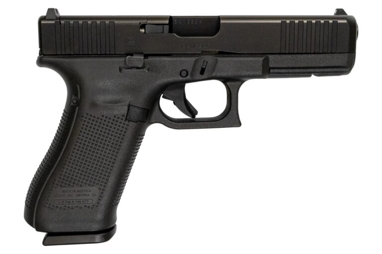 Glock 17 Gen5 9mm MOS Full-Size Pistol with Front Serrations