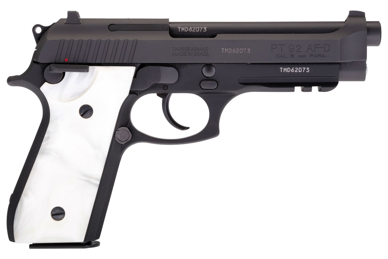 63570-default-l Taurus 92 9mm DA/SA Pistol with White Pearl Grips
