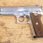 Taurus PT 92 AFS 9mm Stainless 17-Round Used Trade-in Pistol with Wood Grips
