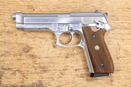 Taurus PT 92 AFS 9mm Stainless 17-Round Used Trade-in Pistol with Wood Grips