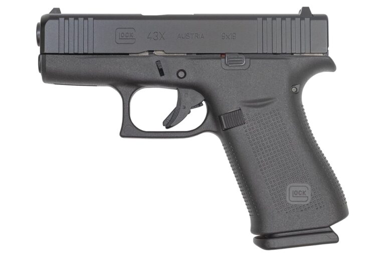 Glock 43X 9mm 10-Round Pistol with Black Nitride Slide