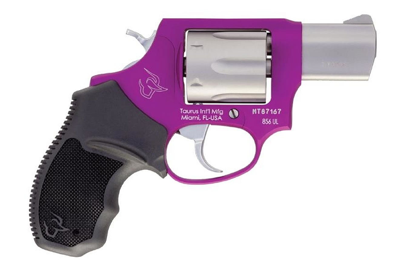 79097-default-l Taurus 856 Ultra Lite 38 Special Revolver with Violet/Stainless Finish
