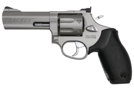 Taurus Tracker 17 .17 HMR Matte Stainless Revolver with 4 Inch Barrel