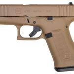 Glock 43x 9mm 10-Round Pistol with Dark Earth Cerakote Finish