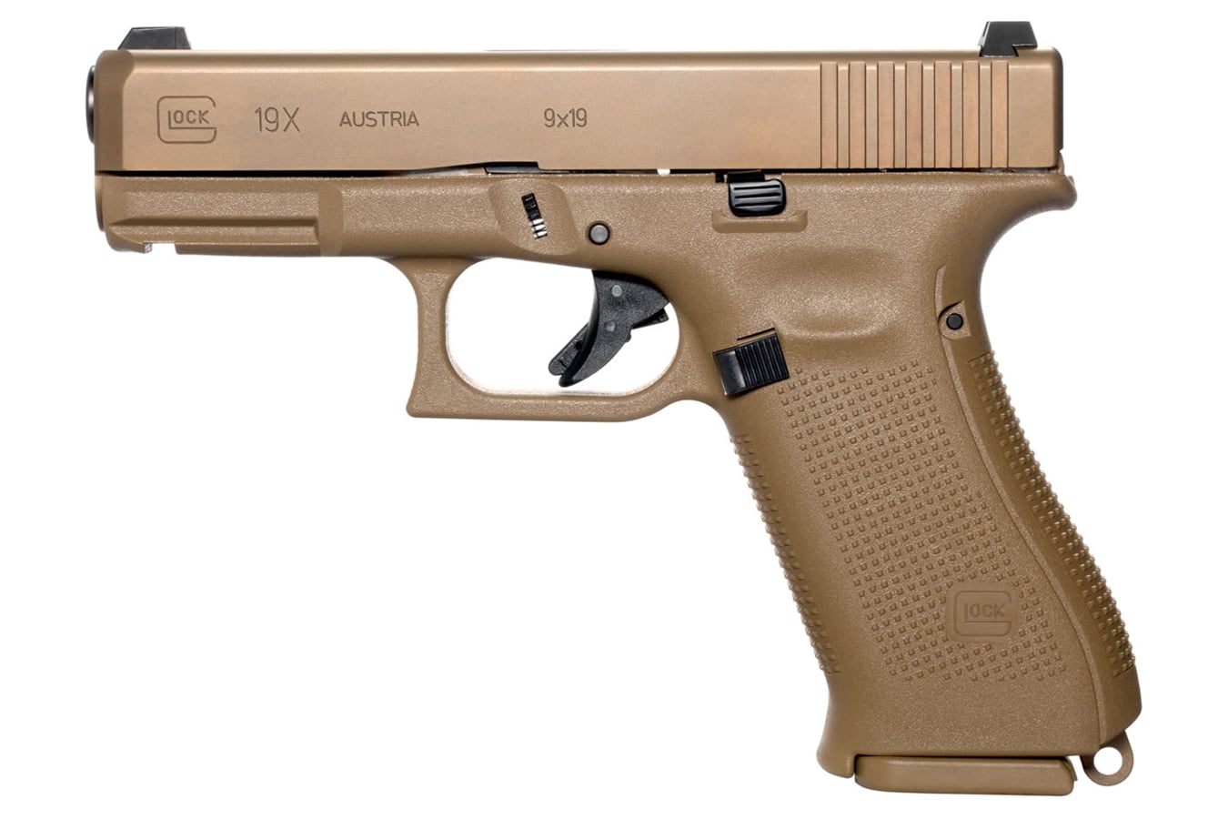 83323-default-l Glock 19x 9mm Full-Size FDE Pistol (10 Round Model)