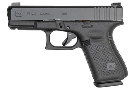 Glock 19 Gen5 9mm Pistol with AmeriGlo Bold Night Sights