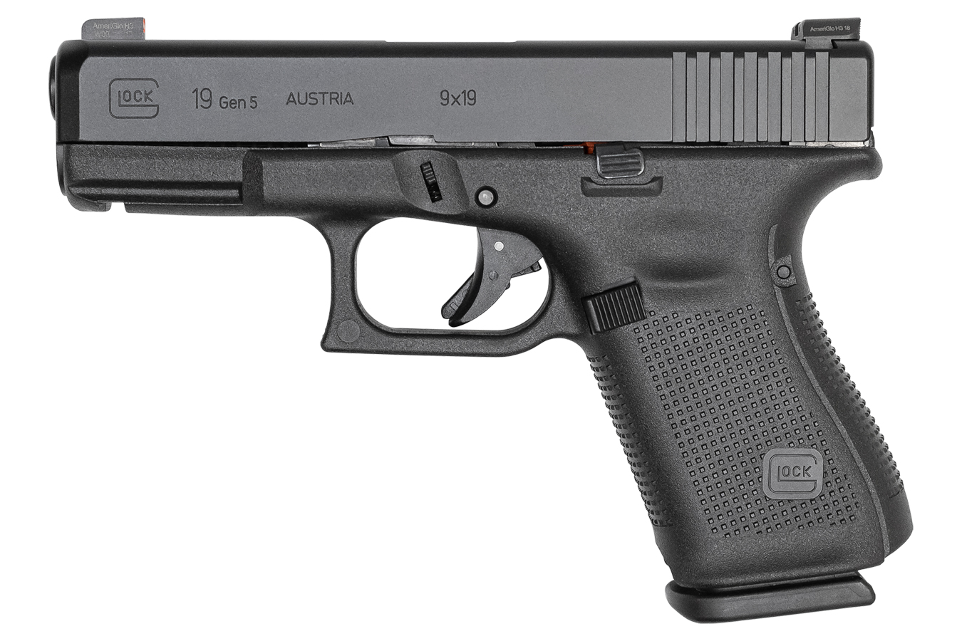 83386-default-l Glock 19 Gen5 9mm Pistol with AmeriGlo Bold Night Sights