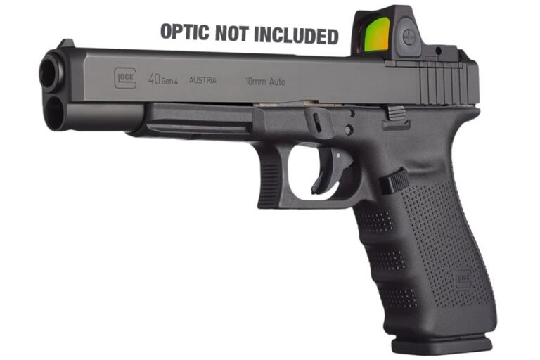 Glock 40 MOS Gen4 10mm Optics Ready Pistol (10-Round Model)