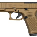Glock 19 Gen5 MOS 9mm Pistol with Cerakote Burnt Bronze Finish