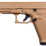 Glock 17 Gen5 9mm Pistol with FDE Cerakote Finish