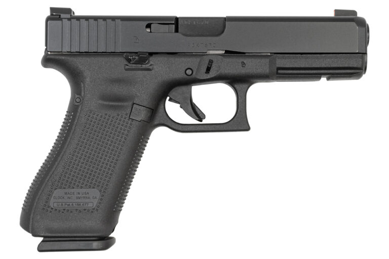 Glock 17M 9mm Pistol with Ameriglo Bold Sights and Extended Slide Lock (Made in USA)