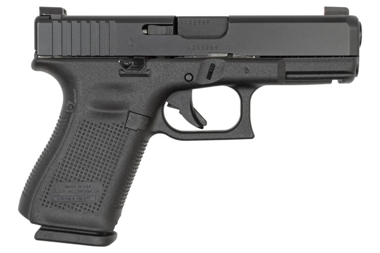 Glock 19M 9mm 15-Round Pistol with Ameriglo Bold Sights and Extended Slide Lock (Made