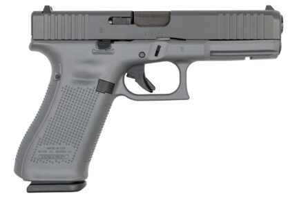 Glock 17 Gen5 9mm Pistol with Concrete Gray Cerakote Finish