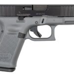 Glock 19 Gen5 9mm Pistol with Cerakote Concrete Frame and Black Slide