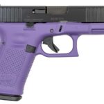 Glock 19 Gen5 9mm 15-Round Pistol with Cerakote Purple Frame and Black Slide