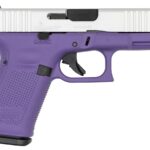 Glock 19 Gen5 9mm 15-Round Pistol with Purple Frame and Shimmer Aluminum Slide