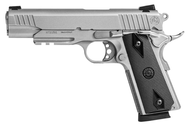 Taurus 1911 .45 ACP Semi-Auto Pistol w/ Matte Stainless Finish and Checkered Black Grip