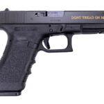 Glock 17 Gen3 9mm Pistol with Gadsen Snake and Dont Tread on Me Gold Engraving