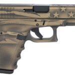 Glock 23 Gen3 40 S&W Compact Pistol with Coyote Battle Worn Flag Cerakote Finish