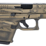 Glock 26 Gen5 9mm Subcompact Pistol with Coyote Battle Worn Flag Cerakote Finish