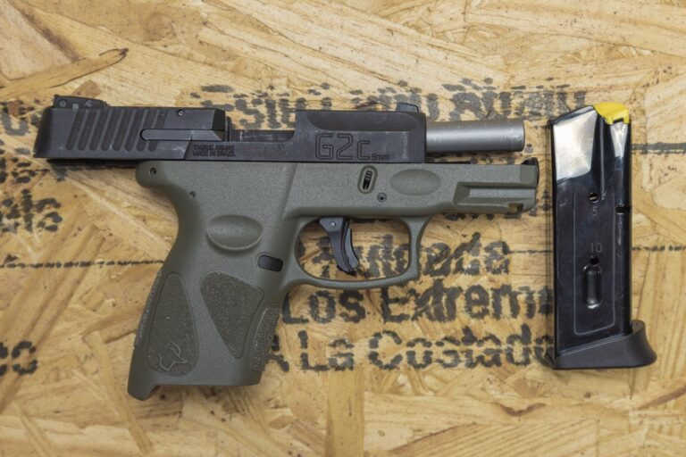 Taurus G2c 9mm Police Trade-In Pistol with Green Frame