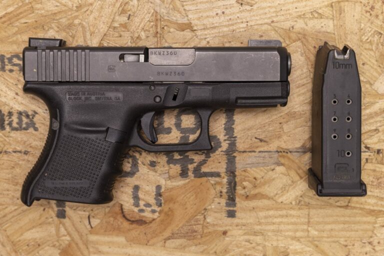 Glock 29 Gen4 10mm Auto Police Trade-In Pistol (Good Condition)