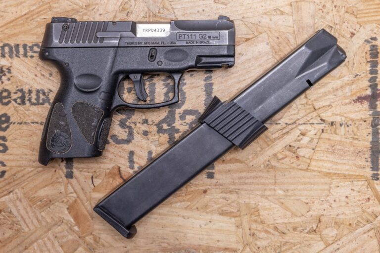 Taurus PT111 G2 Millennium 9mm Police Trade-In Pistol with Extended Mag