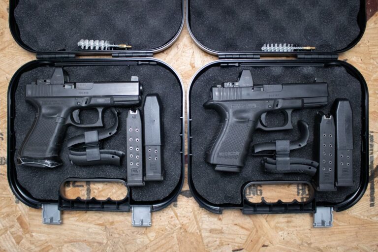 Glock 23 Gen4 40 S&W Police Trade-In Pistols with Optic