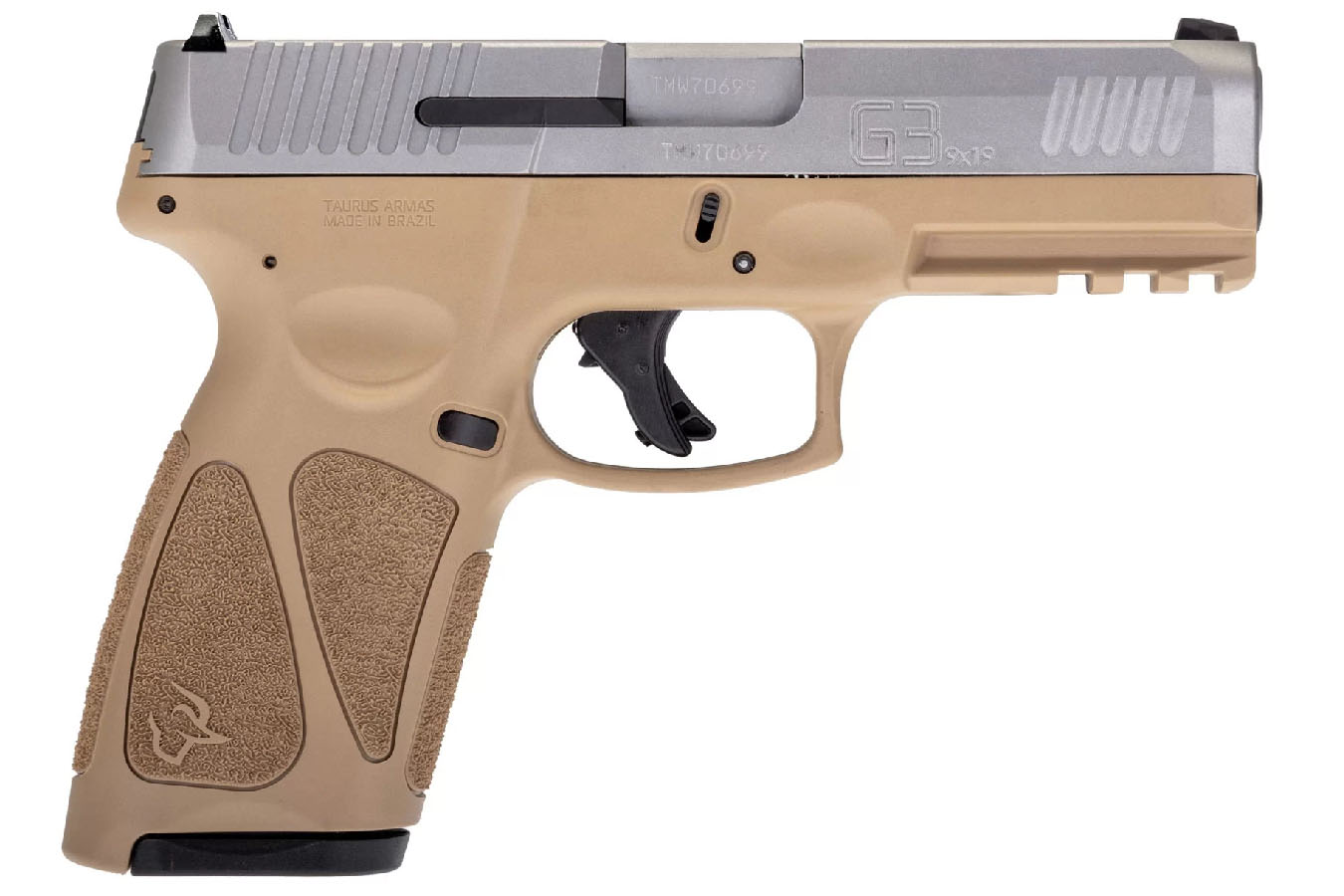 117405-default-l Taurus G3 9mm Striker-Fired Pistol with Tan Frame and Matte Stainless Slide